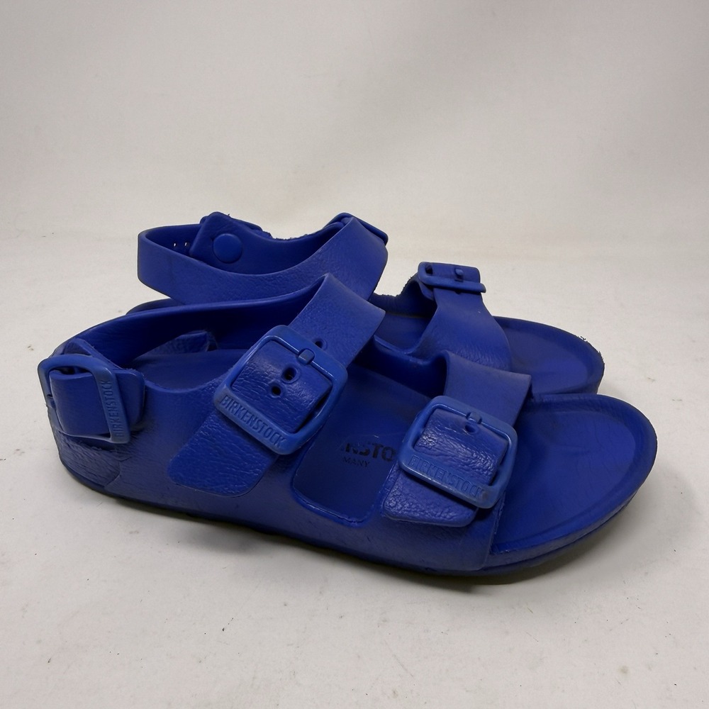 Birkenstock Milano Essentials Kids EVA Sandals Toddler Size 20 US 12- 12.5 Blue